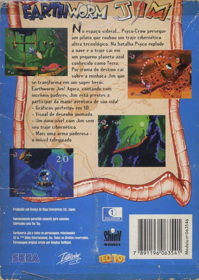 Earthworm Jim: Special Edition - Box - Back (Brazil) - 589x830