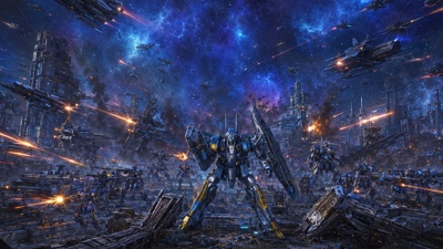 Space Griffon VF-9 - Fanart - Background (World) - 1280x720