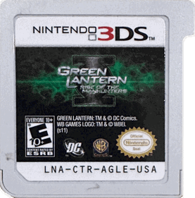 Green Lantern: Rise of the Manhunters - Cart - Front (North America) - 1302x1319