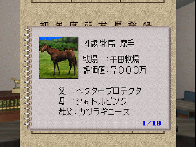 Illustration of Winning Post 2: Program '96