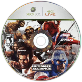 Marvel: Ultimate Alliance - Disc (North America) - 1337x1337