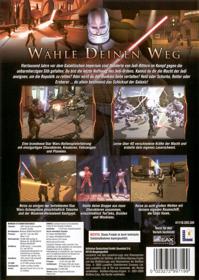 Star Wars: Knights of the Old Republic - Box - Back (Germany) - 1023x1439