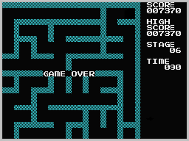 Mazy - Screenshot - Game Over (World) - 256x192