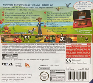 My Baby Pet Hotel 3D - Box - Back (Germany) - 1444x1299