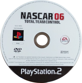NASCAR 06: Total Team Control - Disc (Europe) - 503x508