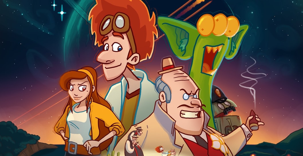 Illustration of Elroy and the Aliens