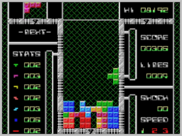 Kralizec Tetris - Screenshot - Gameplay (World) - 256x192
