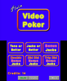 Plain Video Poker - Screenshot - Game Title (World) - 332x398