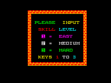 Vampire Killer - Screenshot - Game Select (United Kingdom) - 256x192