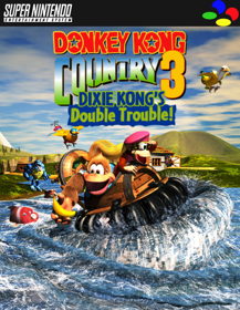 Donkey Kong Country 3: Dixie Kong's Double Trouble! - Fanart - Box - Front (North America) - 500x646