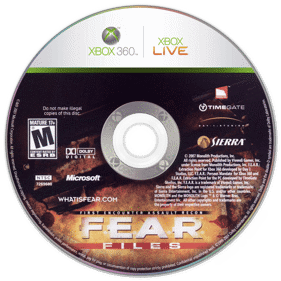 F.E.A.R. Files - Disc (North America) - 1440x1440