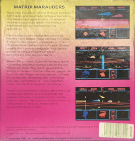 Matrix Marauders - Box - Back (United Kingdom) - 958x999