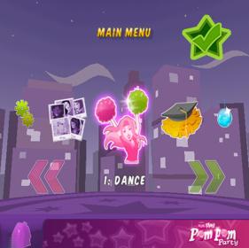 EyeToy Play: PomPom Party - Screenshot - Game Select (World) - 512x511