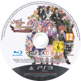 Atelier Meruru: The Apprentice of Arland - Disc (Europe) - 500x500