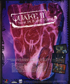 Quake II - Advertisement Flyer - Front (United Kingdom) - 1440x1721
