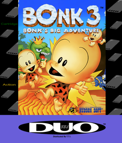Bonk 3: Bonk's Big Adventure - Box - Front - Reconstructed (United States) - 750x877