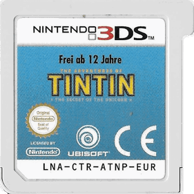 The Adventures of Tintin: The Game - Cart - Front (Europe) - 790x789