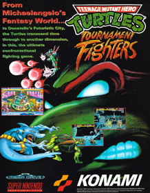 Teenage Mutant Ninja Turtles: Tournament Fighters - Advertisement Flyer - Front (United Kingdom) - 1713x2200