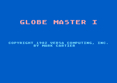 Globe Master - Screenshot - Game Title (North America) - 336x240