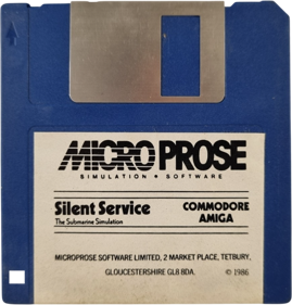 Silent Service: The Submarine Simulation - Disc (North America) - 699x729