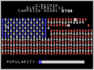 Campaign '84 - Screenshot - Gameplay (World) - 256x192