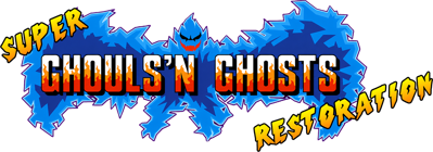 Super Ghouls 'n Ghosts Restoration - Clear Logo (World) - 1200x421