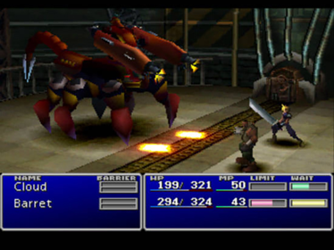 Final Fantasy VII - Screenshot - Gameplay (World) - 640x480