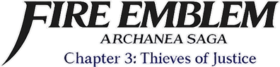 BS Fire Emblem: Akaneia Senki Hen: Dai-3-wa: Seigi no Touzokudan - Clear Logo (World) - 613x147