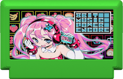 8bit Music Power Encore - Fanart - Cart - Front (Japan) - 2419x1542