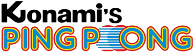 Konami's Ping-Pong - Clear Logo (World) - 2030x558