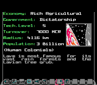 Elite - Screenshot - Gameplay (Europe) - 256x224