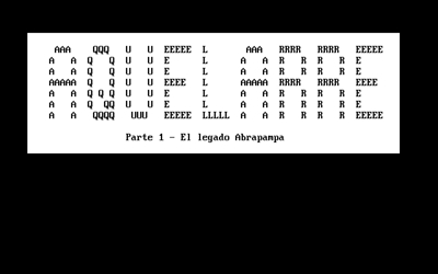 Aquelarre: El legado Abrapampa - Screenshot - Game Title (Spain) - 1920x1200