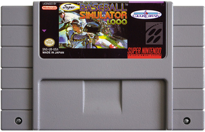 Super Baseball Simulator 1.000 - Cart - Front (North America) - 803x518