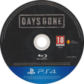 Days Gone - Disc (Europe) - 766x770
