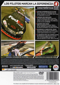 NASCAR 07 - Box - Back (Spain) - 483x680