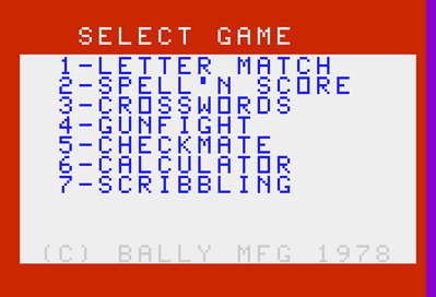 Letter Match / Spell'n Score / Crosswords - Screenshot - Game Select (North America) - 352x240