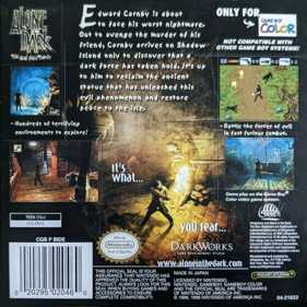 Alone in the Dark: The New Nightmare - Box - Back (North America) - 1145x1145