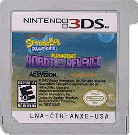 Spongebob SquarePants: Plankton's Robotic Revenge - Cart - Front (North America) - 1099x1077