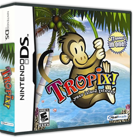 Tropix! Your Island Getaway - Box - 3D (North America) - 575x598