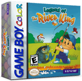 Legend of the River King GBC - Box - 3D (North America) - 1016x998