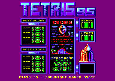 Tetris 95 - Screenshot - Game Select (Europe) - 384x272