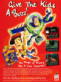 Disney's Animated Storybook: Toy Story - Advertisement Flyer - Front (United Kingdom) - 1645x2200