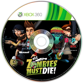 All Zombies Must Die! - Fanart - Disc (World) - 1459x1459