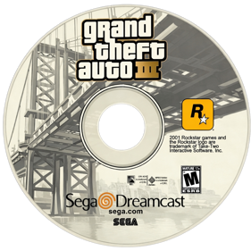 Grand Theft Auto III - Disc (World) - 1024x1024