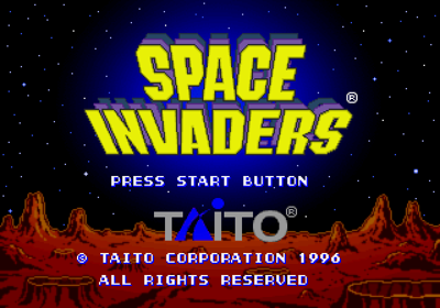 Space Invaders - Screenshot - Game Title (Japan) - 640x448
