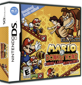 Mario vs. Donkey Kong: Mini-Land Mayhem! - Box - 3D (North America) - 575x598
