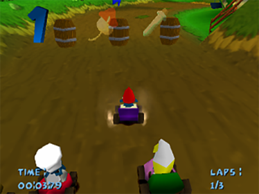 Smurf Racer! - Screenshot - Gameplay (World) - 640x480