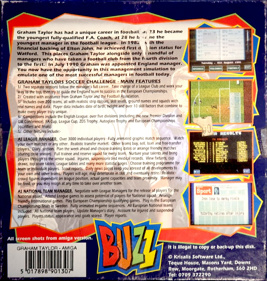 Graham Taylors Soccer Challenge - Box - Back (United Kingdom) - 1012x1064