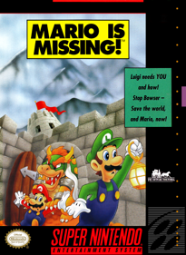 Mario is Missing! - Fanart - Box - Front (North America) - 1534x2100