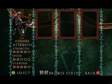 Hunter: The Reckoning: Redeemer - Screenshot - Game Select (World) - 640x480